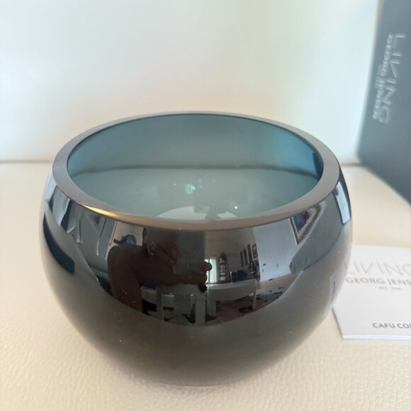 NIB GEORGE JENSEN LIVING CAFU COLLECTION BOWL HANDMADE GLASS - Picture 4 of 9